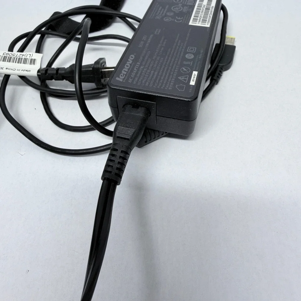 Lenovo 90W 20V AC Adapter Laptop Charger ADLX90NCC2A Slim Tip 45N0251 Black